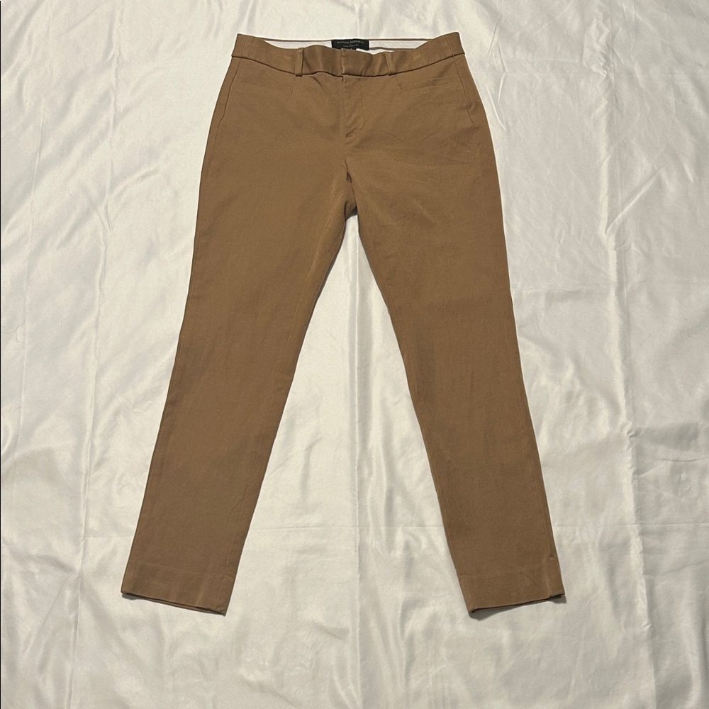 Banana Republic Women's Sloan Curvy Fit Tan Chinos